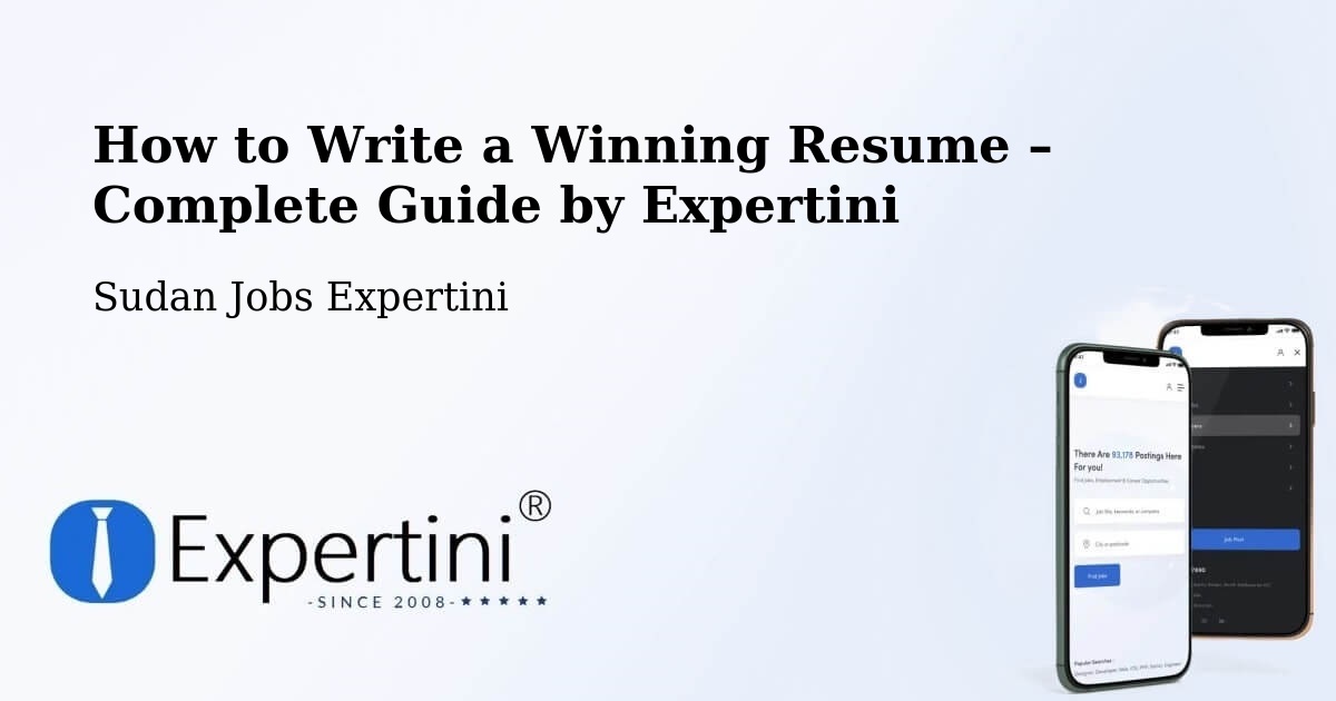 Resume Writing Guide for Job Seekers – Argo - Argo, Sudan Jobs Expertini